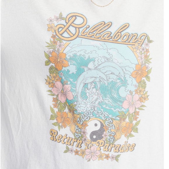 BILLABONG Return To Paradise Women’s Oversized Tee - Picture 2 of 5